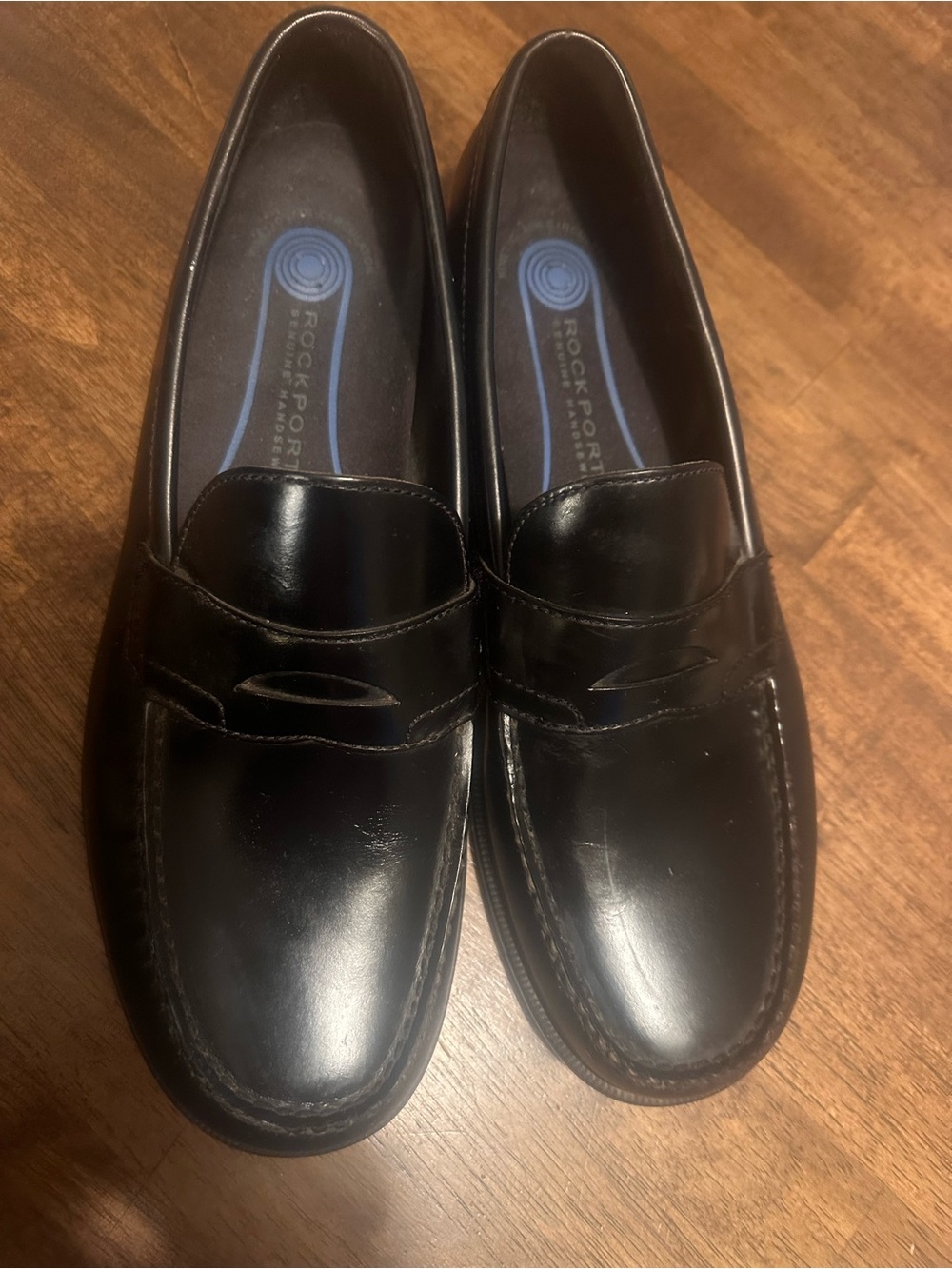 Rocketport Men's Classic Penny Loafer Shoe Mint Condition No Creasing Size 12